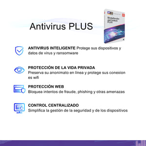 Características Antivirus plus